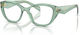 Prada Prada Damen Acetat Katzenauge Grüne PR21Z...