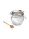 KIlner Βάζο Γενικής Χρήσης με Καπάκι Ξύλινο Γκρι 400ml