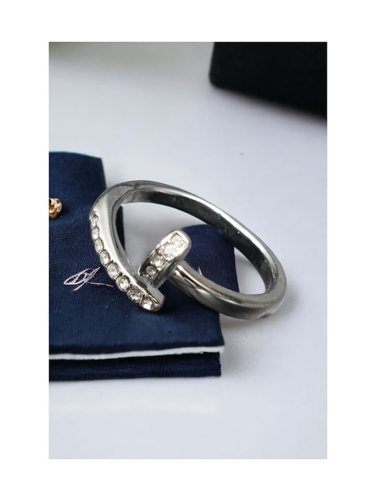 Damen Ring aus Stahl