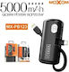 Moxom MX-PB123 Power Bank 5000mAh Μαύρο