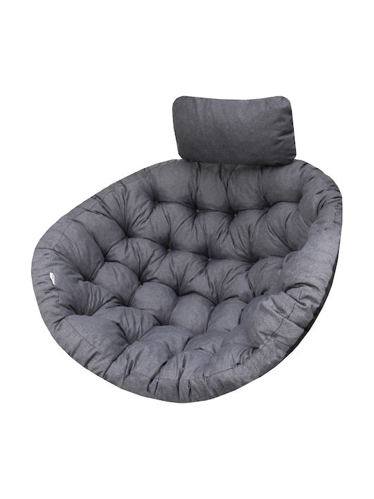 Waterproof Garden Swing Cushion Graphite