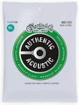 Martin Set of Silk Strings for Acoustic Guitar Authentic Marquis