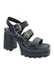 Leather Sandals Black