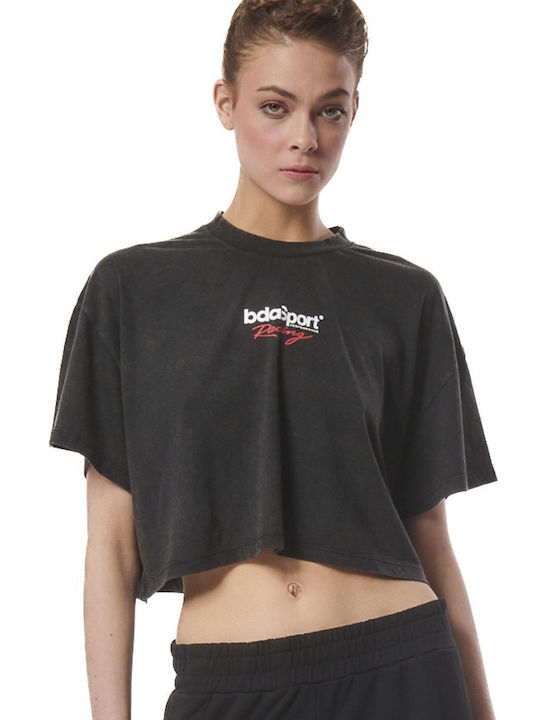 Body Action Women's Crop T-shirt Black