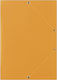 Donau Folder with Rubber Band and Ears for Paper A4 Orange