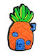 Decorative Orange Shoe Charm