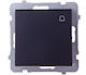 Ospel Push Button Bell Mechanism in Black Color ŁP-6R M 33