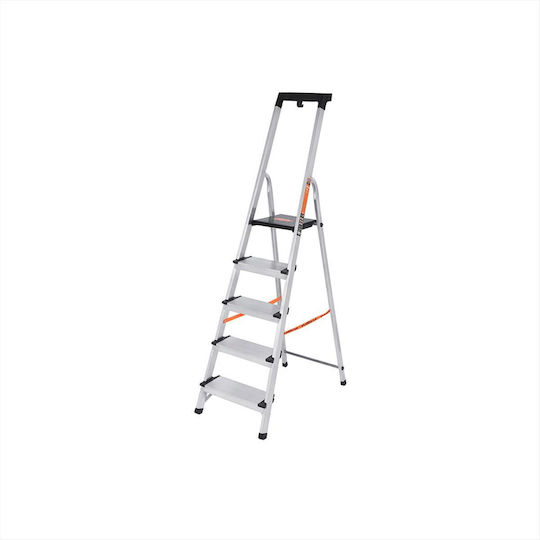Leiter Aluminium mit 4+1 Stufen