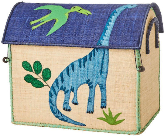 Cutie de jucării cu dinozauri, realizată manual, de mici dimensiuni