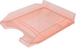 Office Products Tăvi De Arhivare Transparente Roșii