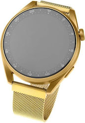 Fixed Mesh Metallic-Armband Gold 20mm