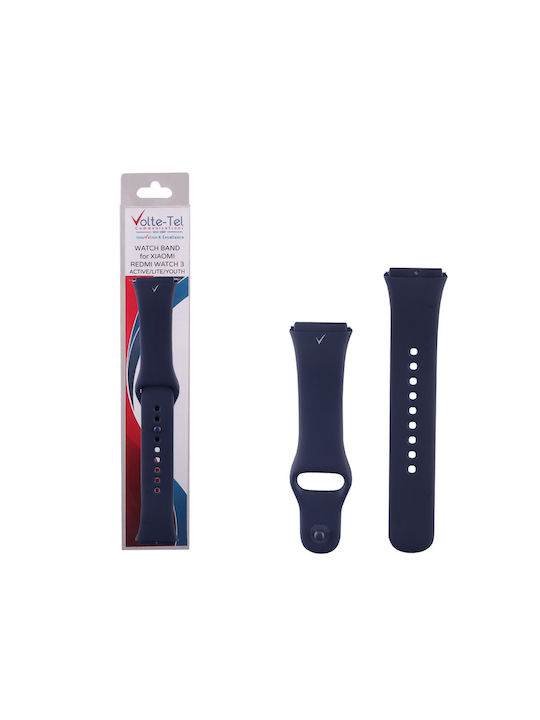 Volte-Tel Armband Silikon Blau (Redmi Uhr 3 Active)