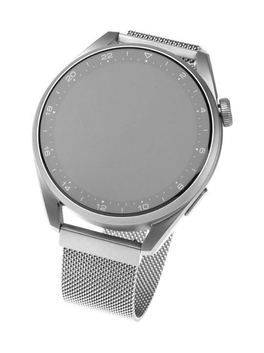 Fixed Mesh Strap 22mm Silver