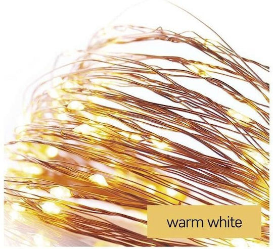 10 Светлини LED 3m. Топъл бял тип Лента 1бр