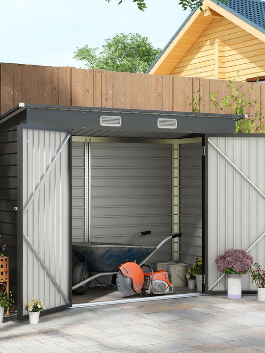 Metallische Gartenhaus Galvanisiert M2.49xB1.21xH1.83m