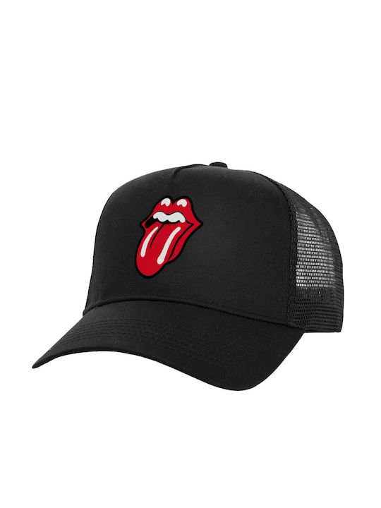Koupakoupa Rolling Stones Kiss Jockey mit Netz Schwarz