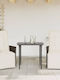 Scaun de exterior Rattan Maro cu pernă 2buc 49x50.5x92cm