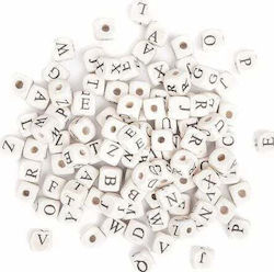 DP Craft Holz Buchstabe / Zahl für DIY-Bastelprojekte Beige 100Stück