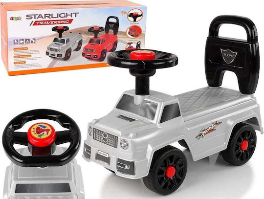 Lean Toys Starlight Mașină Ride On Pentru 18+ Luni Argintie