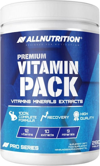 AllNutrition Premium Vitamin Pack Πολυβιταμίνη για τo Δέρμα & Αντιοξειδωτική δράση 280 ταμπλέτες