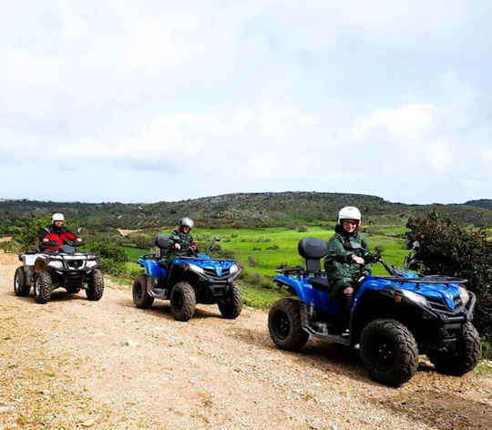 4ώρη Εκδρομή 3 Atv Quad Βikes 3 Άτομα Group