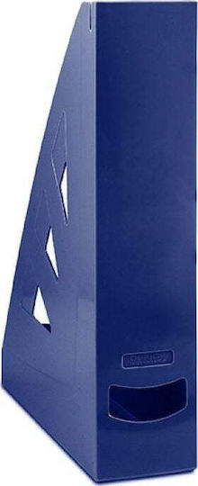 Office Products Θήκη Περιοδικών Αρχείου Πλαστική Μπλε