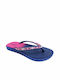 Jomix Women's Flip Flops Blue/Fuxia