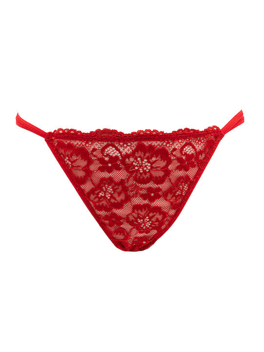 Fay Lingerie Γυναικείο String Κόκκινο