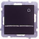 Ospel Knopf Glocke in Schwarz Farbe ŁP-6RS/M/33