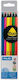 Milan 6 Colour Triangular Fluorescent Pencils