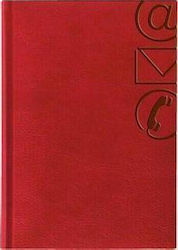 Θεοφύλακτος Arizona Phone Directory with Greek Alphabet Red 11x16cm