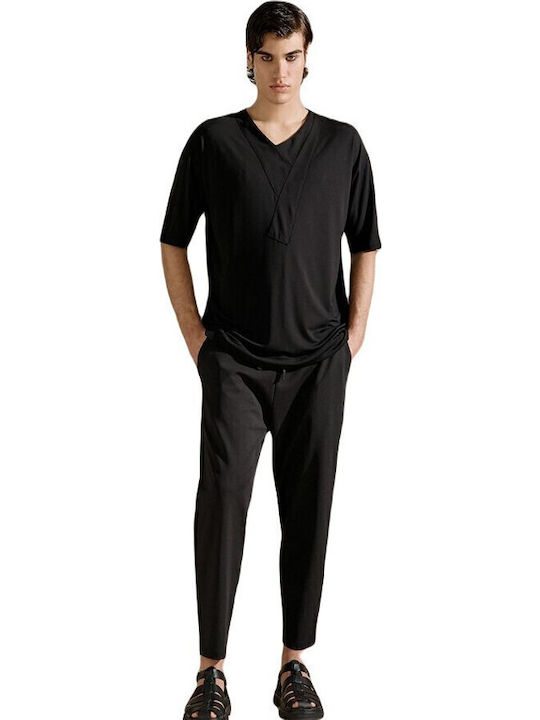 Trousers Elastic Black