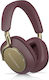 Bowers & Wilkins Px8 Wireless/Wired Over Ear Headphones with 30 hours of Operation Burgundy FP44563