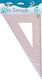 Centrum Geometric Triangle Plastic Transparent 23cm