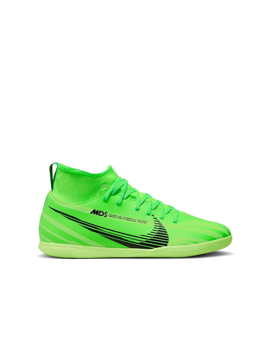 Nike Παιδικά Ποδοσφαιρικά Παπούτσια Jr Superfly 9 Club Mercurial με Σχάρα Πράσινα