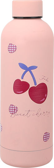 Tpster Flasche Thermosflasche Rostfreier Stahl 500ml Cherries