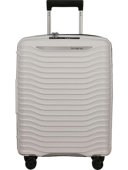 Samsonite Upscape Spinner Exp 55/20 Cabin Travel Suitcase Hard Cloud White with 4 Wheels Height 55cm 143108-0479