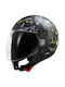 LS2 OF558 Sphere Lux II Black H-V Yellow Motorcycle Helmet Jet ECE 22.06 1000gr