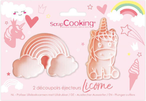 Scrap Cooking Unicorn Κουπ Πατ Πλαστικά 2τμχ