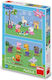 Dino Peppa Pig & Freunde 2x48 Teile Puzzle Dino 38166