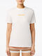Lacoste Γυναικείο T-shirt Offwhite