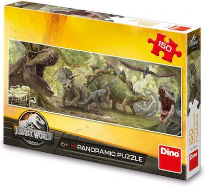 Dino World Dinosaurs 150 Pieces Panoramic Puzzle Dino 39336