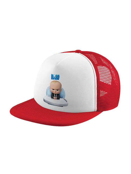 Koupakoupa Kids' Hat Jockey Fabric The Boss Baby White