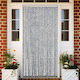 vidaXL Fabric Door Curtain Gray 118x220cm 4004882