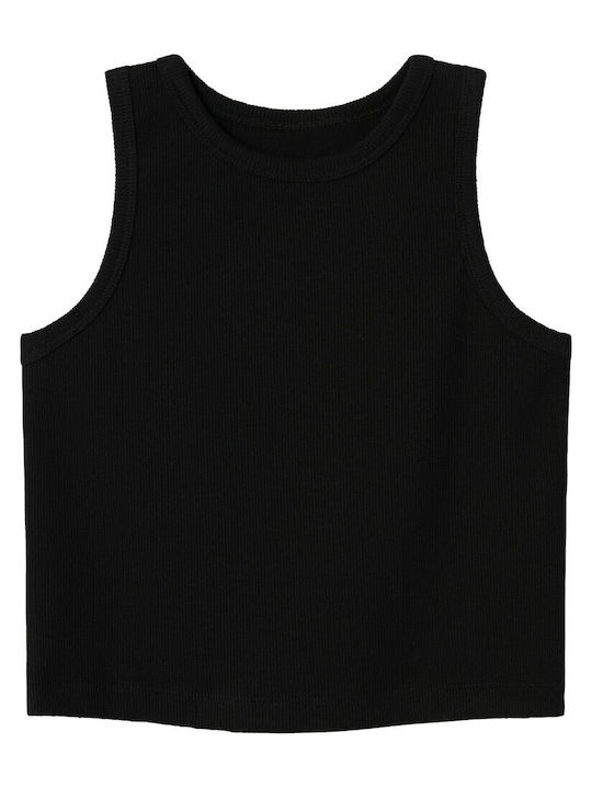 Name It Kids' Crop Top Sleeveless Black