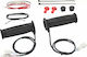 Daytona Motorcycle Handlebars in Black color