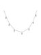 Necklace from White Gold 18k with Diamond