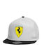 Ferrari Group Kids' Hat Jockey Fabric White