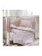 Vesta Home Lambi Baby Quilt Double Sided Cotton Pink 120x160cm