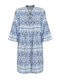 Ble Resort Collection Damen Kaftan Strand Blau